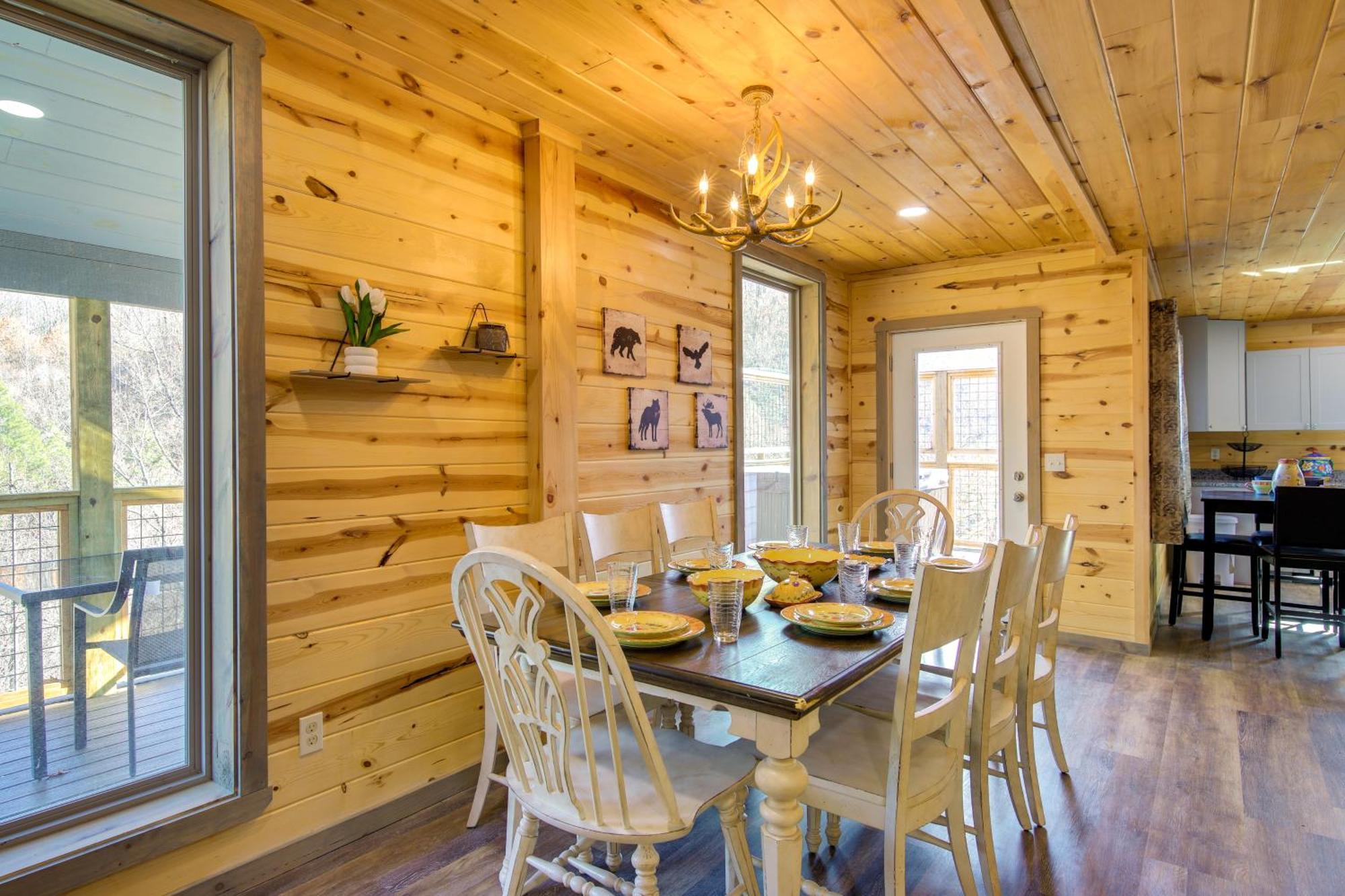 Gatlinburg Cabin With Game Room, Hot Tub And Mtn Views Exterior foto